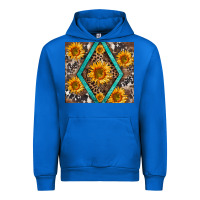 Cobalt sunflower tumbler Urban Hoodie - BarkalooDesign
