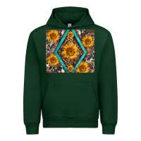Forest Green sunflower tumbler Urban Hoodie - BarkalooDesign
