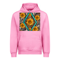 Fuchsia Pink sunflower tumbler Urban Hoodie - BarkalooDesign