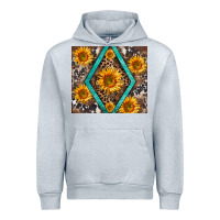 Heather Grey sunflower tumbler Urban Hoodie - BarkalooDesign