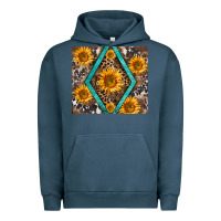Pigment Midnight Navy sunflower tumbler Urban Hoodie - BarkalooDesign