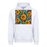White sunflower tumbler Urban Hoodie - BarkalooDesign
