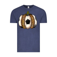 Vintage Denim Soccer Pumpkin Vintage Tee - texasbilliewilder