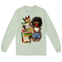 Matcha juneteenth justice now Long Sleeve Tee - CowGirlArtShop