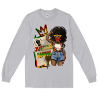Moon Dust juneteenth justice now Long Sleeve Tee - CowGirlArtShop