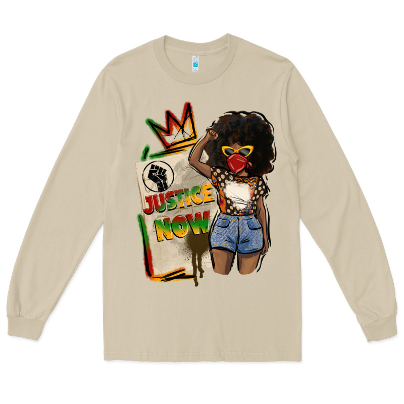 Juneteenth Justice Now Long Sleeve Tee by CowGirlArtShop | Teevron