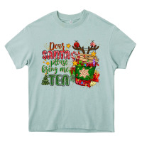 Arona deer santa please bring me tea Heavy Core Tee - MaliasSmallBusiness