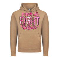 Vintage Coffee pray fight believe breast cancer Vintage Hoodie - texasbilliewilder