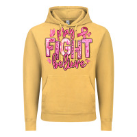 Vintage Mustard pray fight believe breast cancer Vintage Hoodie - texasbilliewilder