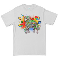 Dove Grey autism unicorn Premium Tee - LillyAllenDesigns