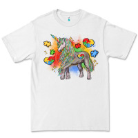 White autism unicorn Premium Tee - LillyAllenDesigns