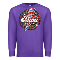 Purple Western Mimi Patriotic Premium Sweatshirt - LillyAllenDesigns