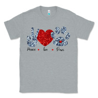 Heather Grey Peace Love Paws Classic Tee - Bettercallsaul