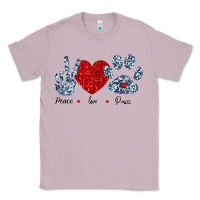 Lilac Peace Love Paws Classic Tee - Bettercallsaul