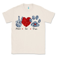 Natural Peace Love Paws Classic Tee - Bettercallsaul