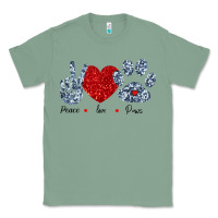Sage Peace Love Paws Classic Tee - Bettercallsaul