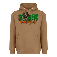 Toasted Coconut Rawr Dinosaur Heavyweight Hoodie - LillyAllenDesigns