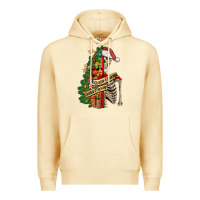 Pina Colada sorta merry sorta scary skeleton Premium Hoodie - FaDigitalArtStudio