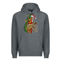 Rock sorta merry sorta scary skeleton Premium Hoodie - FaDigitalArtStudio
