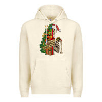Sandshell sorta merry sorta scary skeleton Premium Hoodie - FaDigitalArtStudio