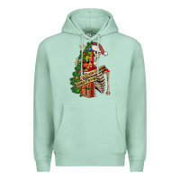 Seafoam sorta merry sorta scary skeleton Premium Hoodie - FaDigitalArtStudio