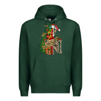 Sports Green sorta merry sorta scary skeleton Premium Hoodie - FaDigitalArtStudio