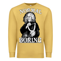 Antique Gold Limited Edition Grandma Addams (Frump)- Normal Is Boring Premium Sweatshirt - tuanDangUi