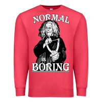 Limited Edition Grandma Addams (frump)- Normal Is Boring Premium Sweatshirt | Teevron