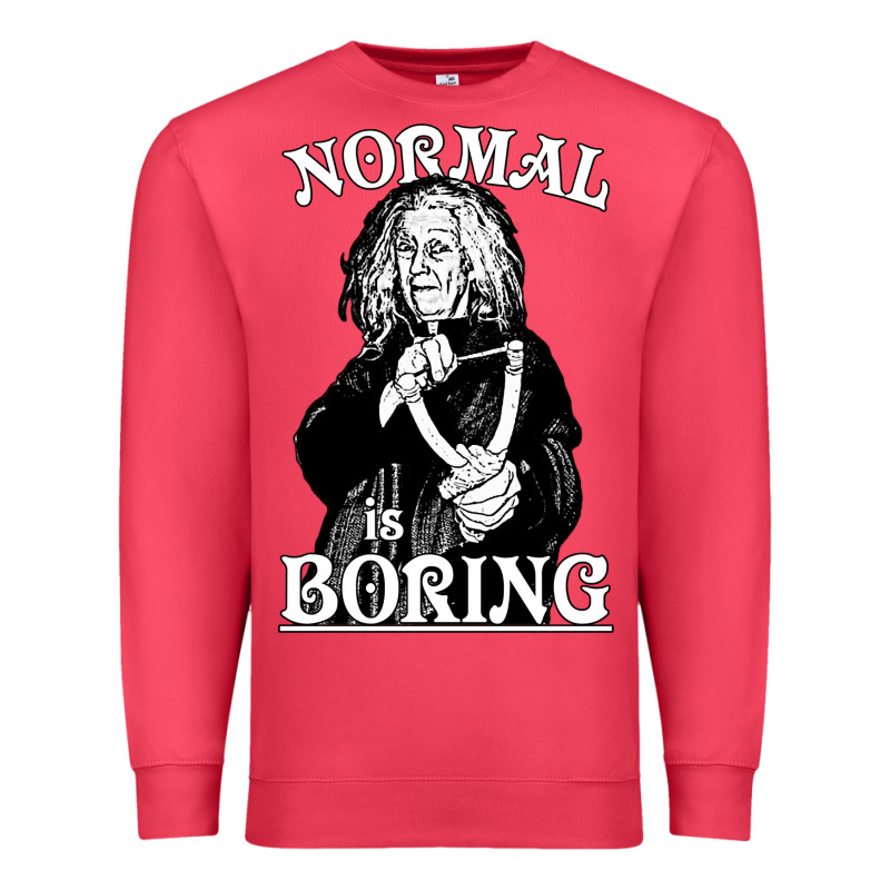 Limited Edition Grandma Addams (frump)- Normal Is Boring Premium Sweatshirt by tuanDangUi | Teevron