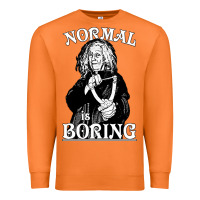 Carrot Limited Edition Grandma Addams (Frump)- Normal Is Boring Premium Sweatshirt - tuanDangUi