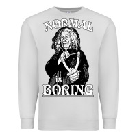 Dove Grey Limited Edition Grandma Addams (Frump)- Normal Is Boring Premium Sweatshirt - tuanDangUi