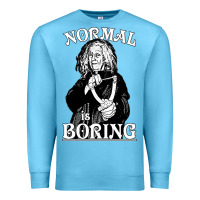 Ocean Blue Limited Edition Grandma Addams (Frump)- Normal Is Boring Premium Sweatshirt - tuanDangUi