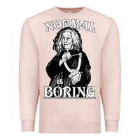 Pale Pink Limited Edition Grandma Addams (Frump)- Normal Is Boring Premium Sweatshirt - tuanDangUi