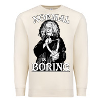Sandshell Limited Edition Grandma Addams (Frump)- Normal Is Boring Premium Sweatshirt - tuanDangUi