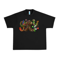 Black Army Christmas Joy Urban Heavy Tee - NancyCooperArtShop