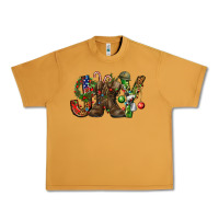 Peanut Butter Army Christmas Joy Urban Heavy Tee - NancyCooperArtShop