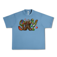 Pebble Blue Army Christmas Joy Urban Heavy Tee - NancyCooperArtShop