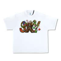 White Army Christmas Joy Urban Heavy Tee - NancyCooperArtShop