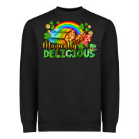 Black magically delicious St. Patricks Day Heavyweight Sweatshirt - FaDigitalArtStudio