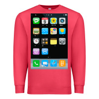 Cardinal cell phone smartphone mobile app halloween costume Premium Sweatshirt - tuanDangUi