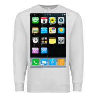 Cell Phone Smartphone Mobile App Halloween Costume Premium Sweatshirt | Teevron