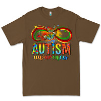 Cacao autism awareness butterfly infinity symbol Premium Tee - LillyAllenDesigns