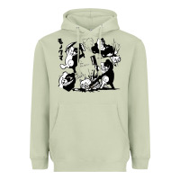 Matcha monokuma 1 Heavyweight Hoodie - tuanDangUi