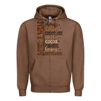 Chestnut melanin shades of brown Zipper Hoodie - LillyAllenDesigns
