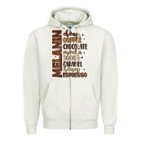 Oatmeal Heather melanin shades of brown Zipper Hoodie - LillyAllenDesigns