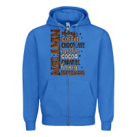 True Royal melanin shades of brown Zipper Hoodie - LillyAllenDesigns
