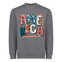 Storm America with lightning bolt 4th of july Heavyweight Sweatshirt - FaDigitalArtStudio