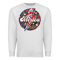 Oatmeal Heather Western Merica Patriotic Premium Sweatshirt - LillyAllenDesigns