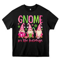 Black gnome for the holidays Heavy Core Tee - MaliasSmallBusiness
