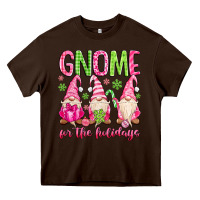 Chocolate Brown gnome for the holidays Heavy Core Tee - MaliasSmallBusiness